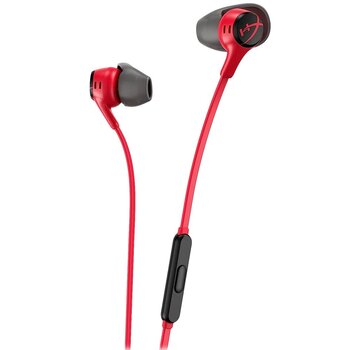 HyperX Cloud Earbuds II | Bedrade In-ear Gaming Headset | 3.5mm | Rood