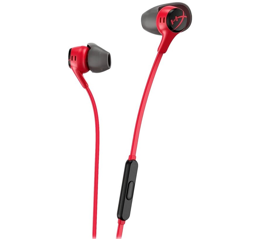 Cloud Earbuds II | Bedrade In-ear Gaming Headset | 3.5mm | Rood
