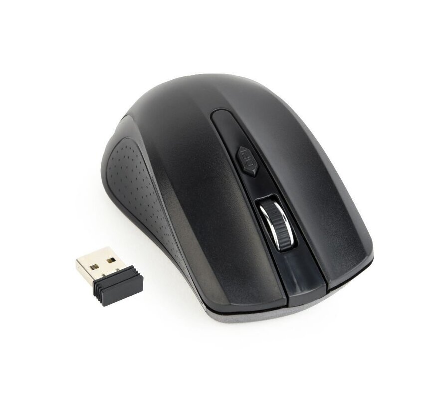 MUSW-4B-04 | Draadloze Muis | Links- en Rechtshandig | RF | 1600 DPI | Zwart