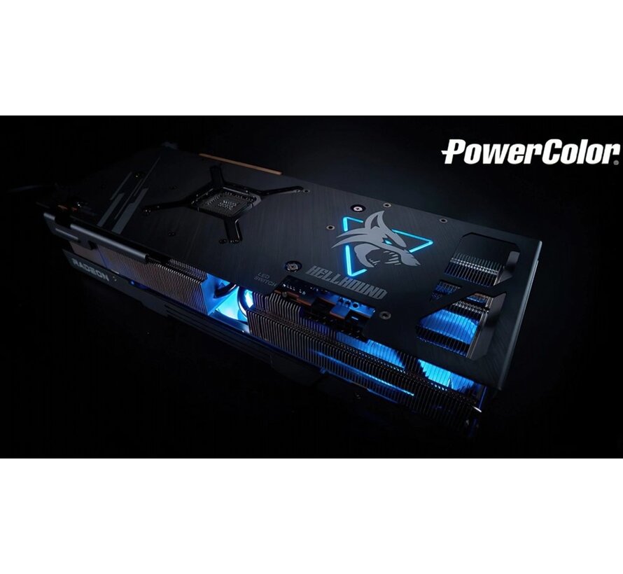 Hellhound AMD Radeon RX 9070 XT | 16GB GDDR6 VRAM | Videokaart | GPU | AMD