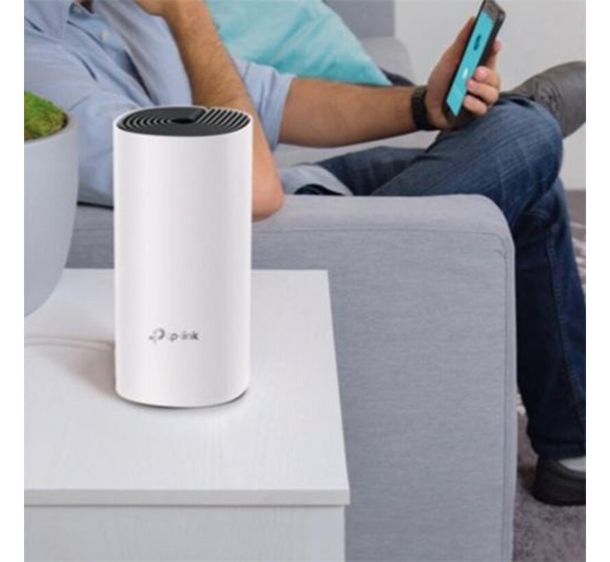 Deco E4 (1-pack) | Wifi 5 | Whole Home Mesh Wifi-systeem | Gigabit Ethernet Dual-band (2.4 GHz / 5 GHz)
