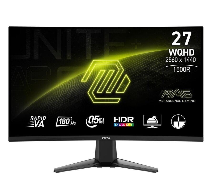 MAG 27CQ6F 27" | 2560x1440 VA | 180Hz | Gaming Monitor