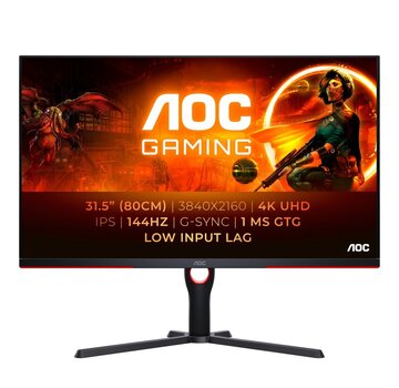 AOC AGON U32G3X 31.5" | 3840x2160 4K IPS | 144Hz | Gaming Monitor