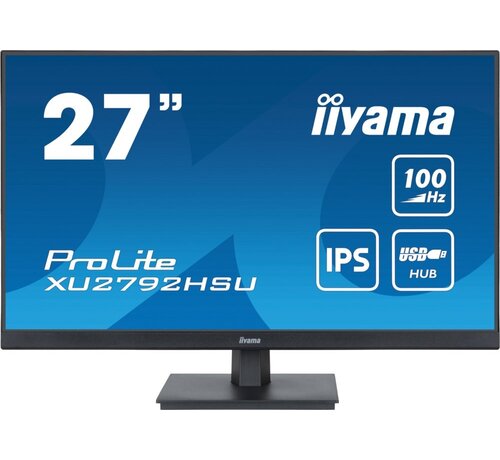 Iiyama iiyama ProLite XU2792HSU-B6 27" | 1920x1080 IPS | 100Hz | USB Hub | Monitor