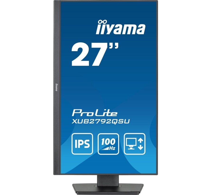 iiyama ProLite XUB2792QSU-B6 27" | 2560x1440 IPS | 100Hz | Monitor