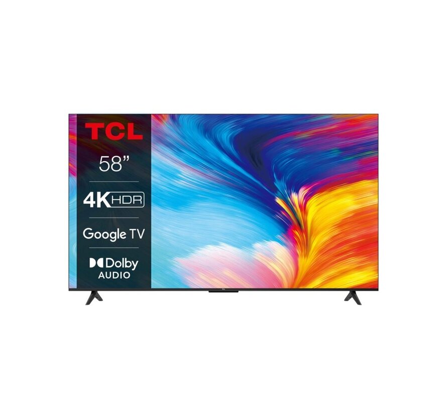 58P63 | 58'' Ultra HD 4K | LED Smart TV | Wifi | Google TV | HDR10 | 60Hz