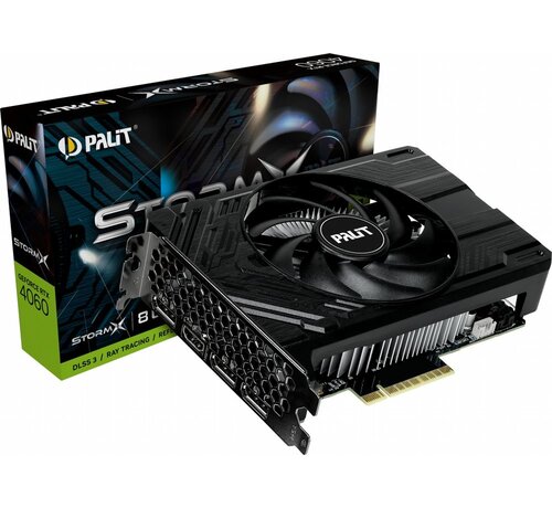 Palit GeForce RTX StormX RTX 4060 | 8 GB GDDR6 VRAM | Videokaart | GPU | Nvidia