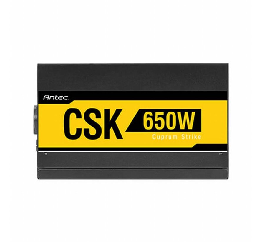 Cuprum Strike CSK650 | 650 Watt Bronze ATX PSU | Power Supply | Voeding