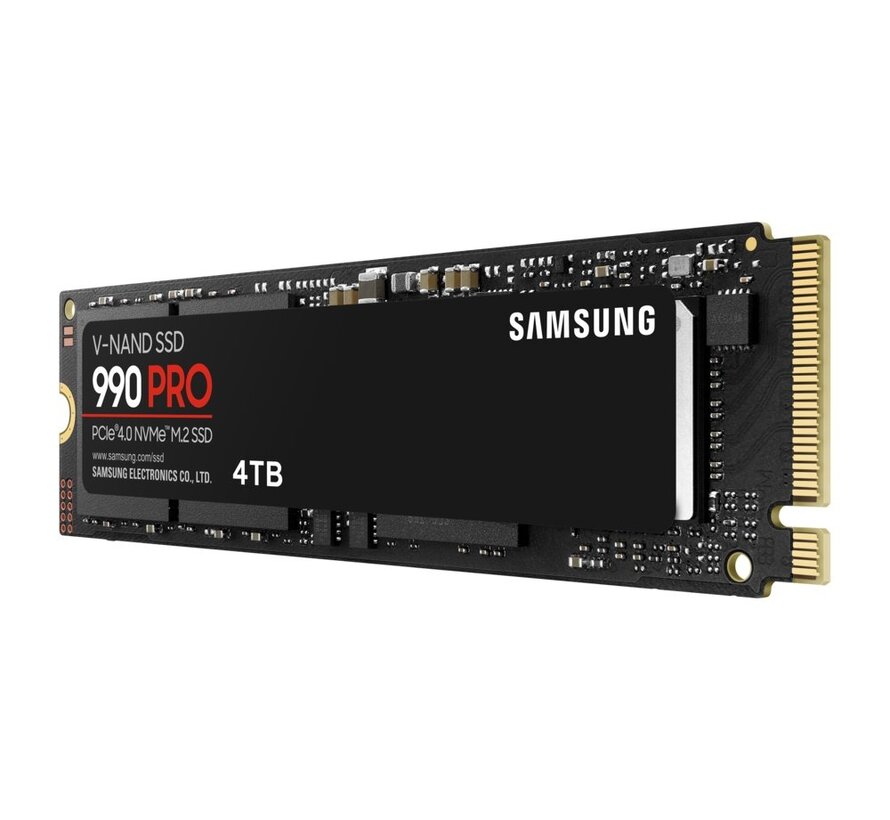 990 PRO | 4TB NVMe SSD | M.2 Gen4 | 7.450MB/s Lezen | 6.900MB/s Schrijven