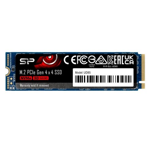 Silicon Power UD90 | 2TB NVMe SSD | M.2 | Gen4 | 3.600MB/s Lezen | 2.800MB/s Schrijven