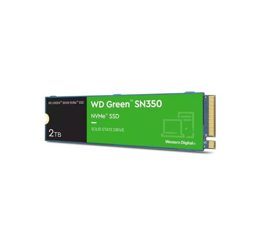 Western Digital Green SN350 | 2TB NVMe SSD | M.2 Gen3 | 3.200MB/s Lezen | 3.000MB/s Schrijven