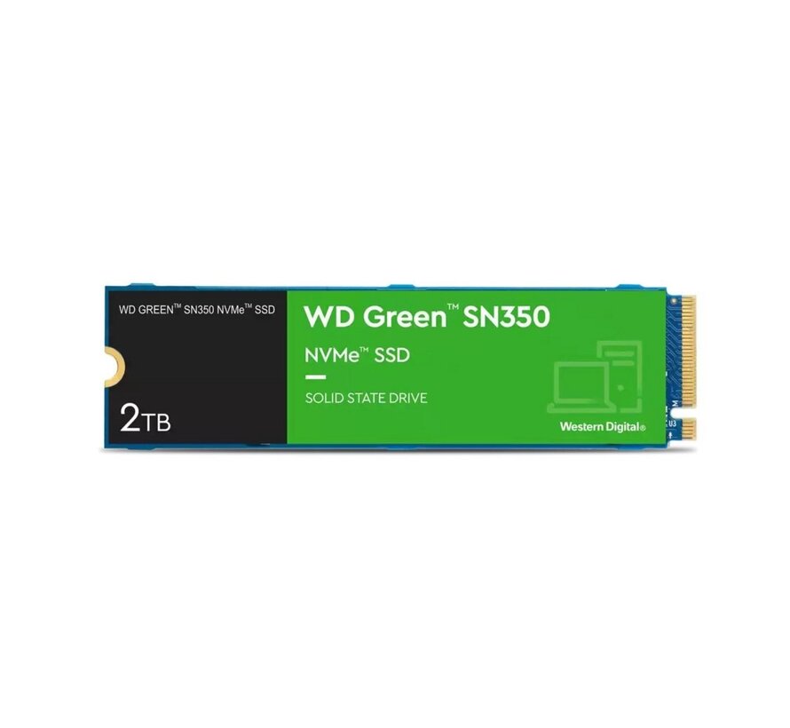 Green SN350 | 2TB NVMe SSD | M.2 Gen3 | 3.200MB/s Lezen | 3.000MB/s Schrijven