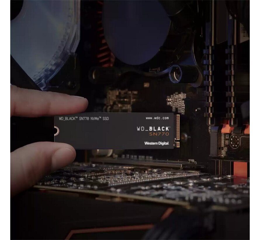 Black SN770 | 2TB NVMe SSD | M.2 Gen4 | 5.150MB/s Lezen | 4.850MB/s Schrijven
