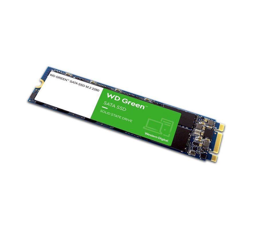 Green | 480GB SATA SSD | M.2 | 545MB/s Lezen | 430MB/s Schrijven