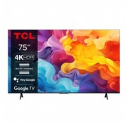 TCL 75V6B 75" | 4K Ultra HD LED Smart TV | Google TV + Wifi | HDR10 | 60Hz