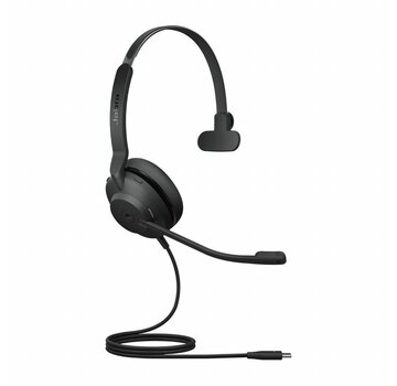 Jabra Evolve2 30 MS | Mono Bedrade On-Ear Headset USB-C | Zwart
