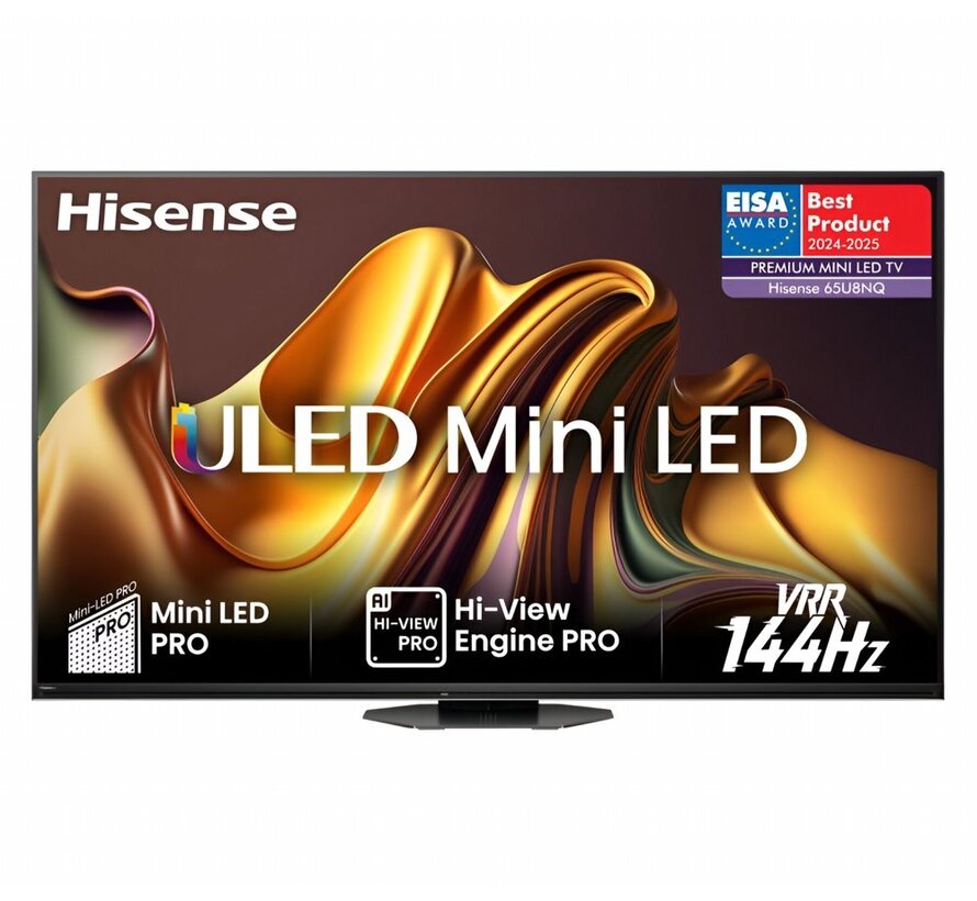 65U8NQ | 65'' Ultra HD 4K | Mini LED Smart TV | Wifi | VIDAA | Local Dimming | Dolby Vision | 144Hz