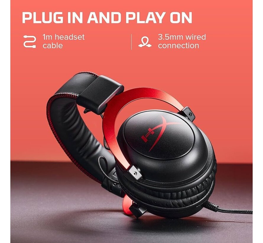 Cloud II Gaming Headset | Zwart/Rood
