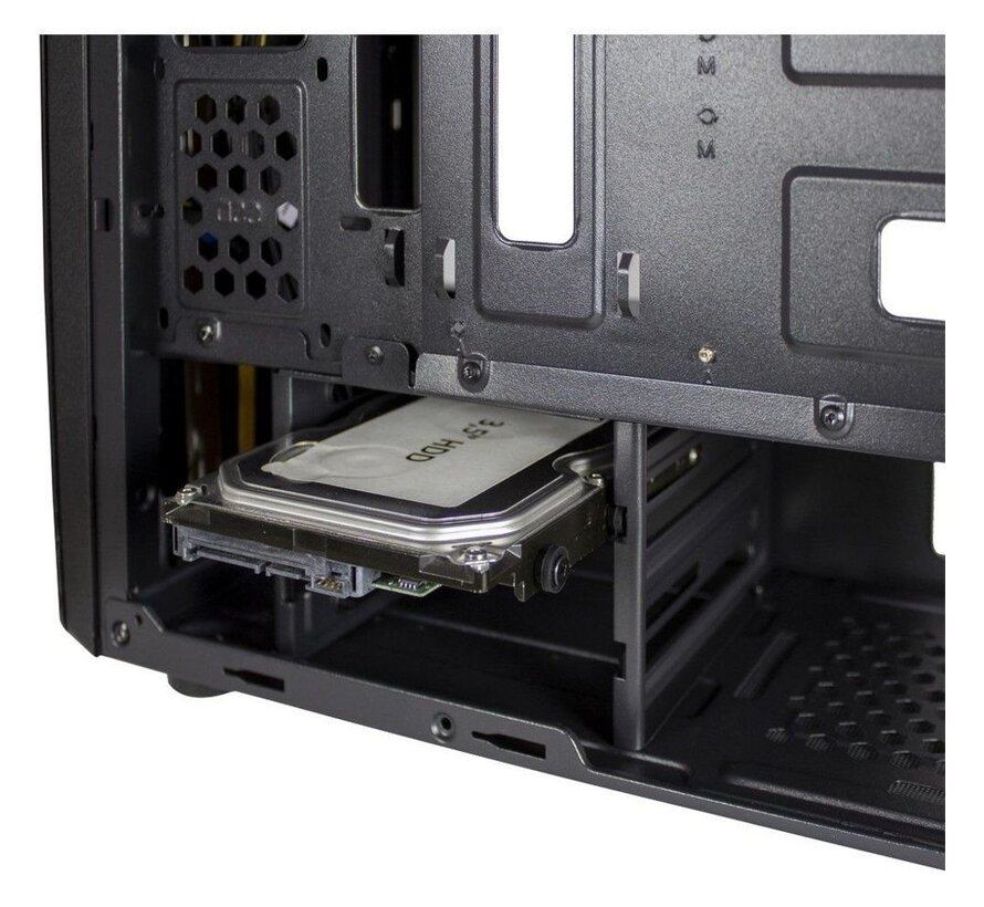 Thunder Blue Light | Midi Tower Case | Zwart | RENEWED (refurbished)