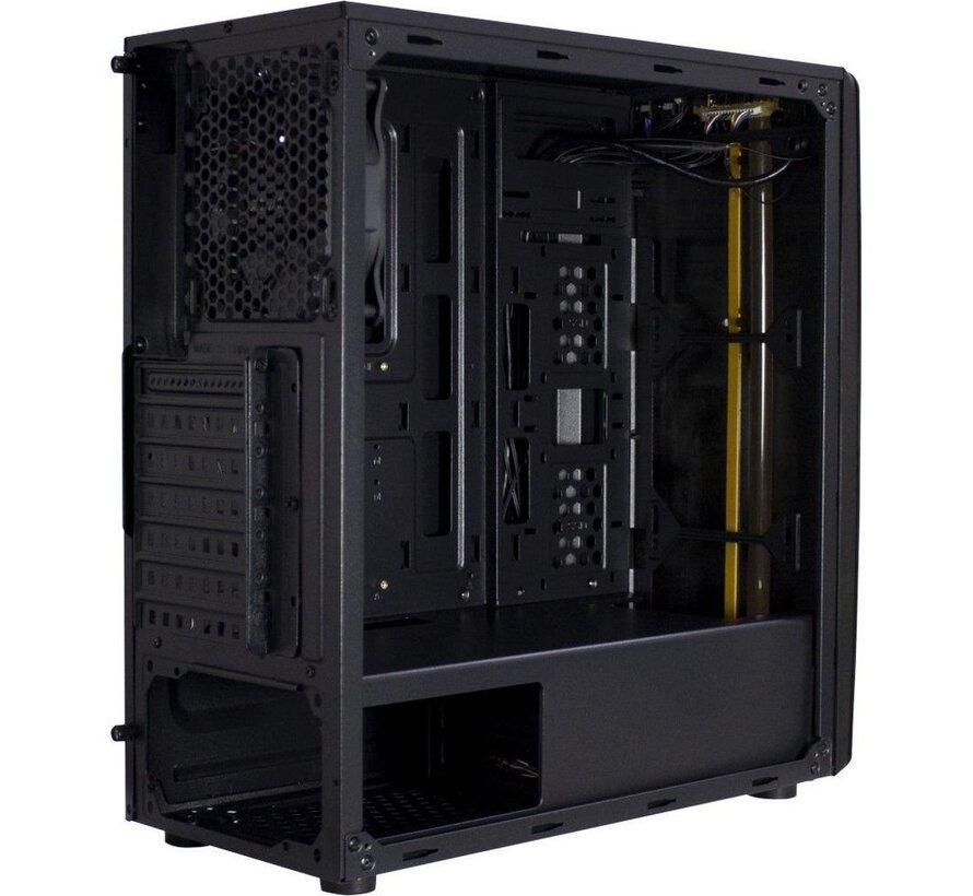 Thunder Blue Light | Midi Tower Case | Zwart | RENEWED (refurbished)