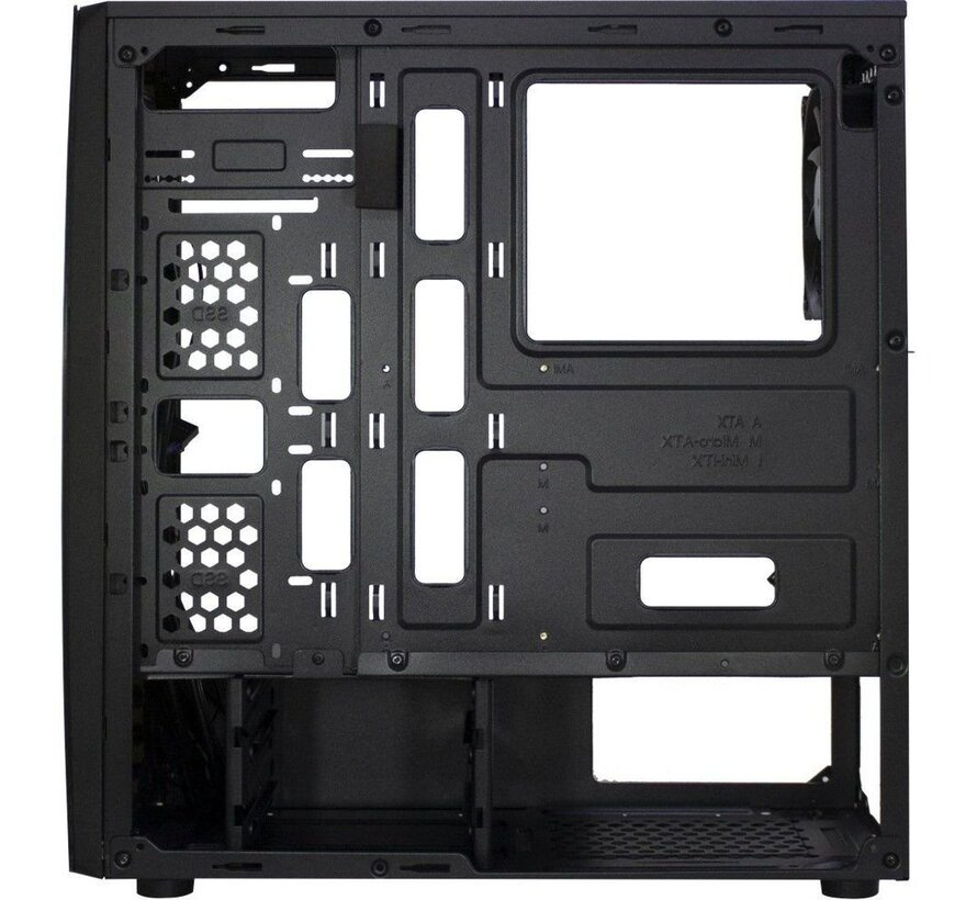 Thunder Blue Light | Midi Tower Case | Zwart | RENEWED (refurbished)