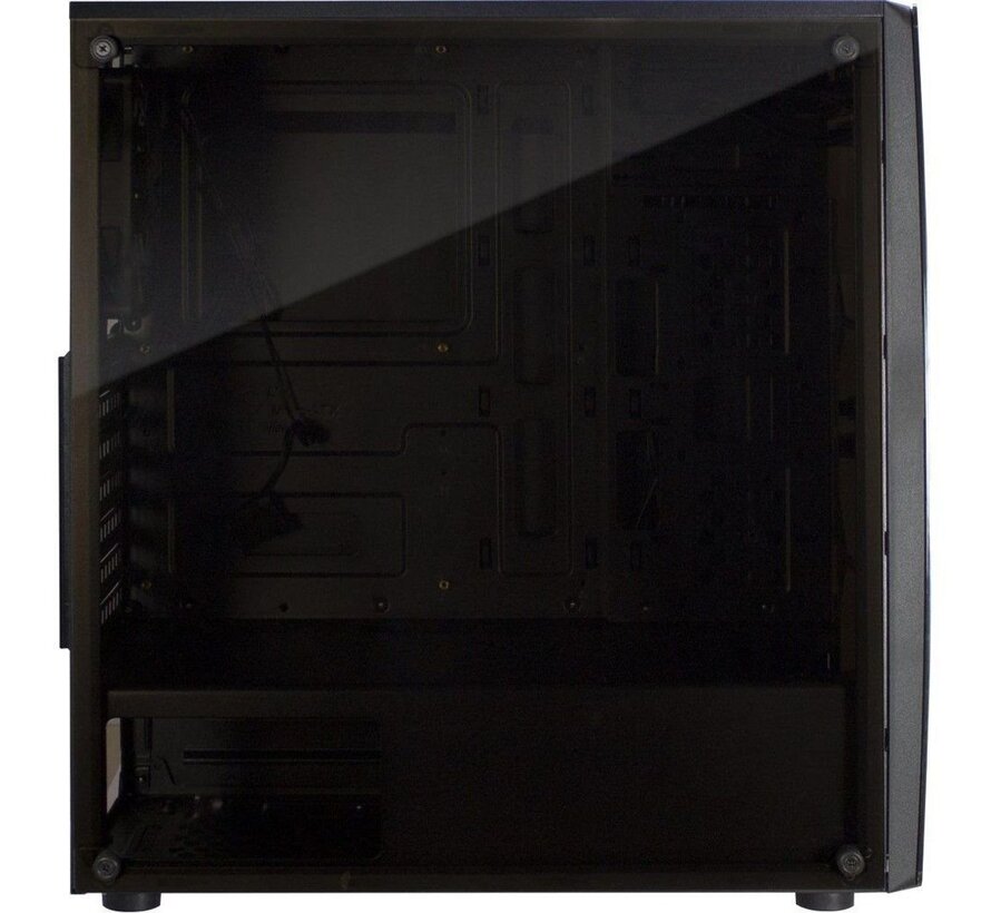Thunder Blue Light | Midi Tower Case | Zwart | RENEWED (refurbished)
