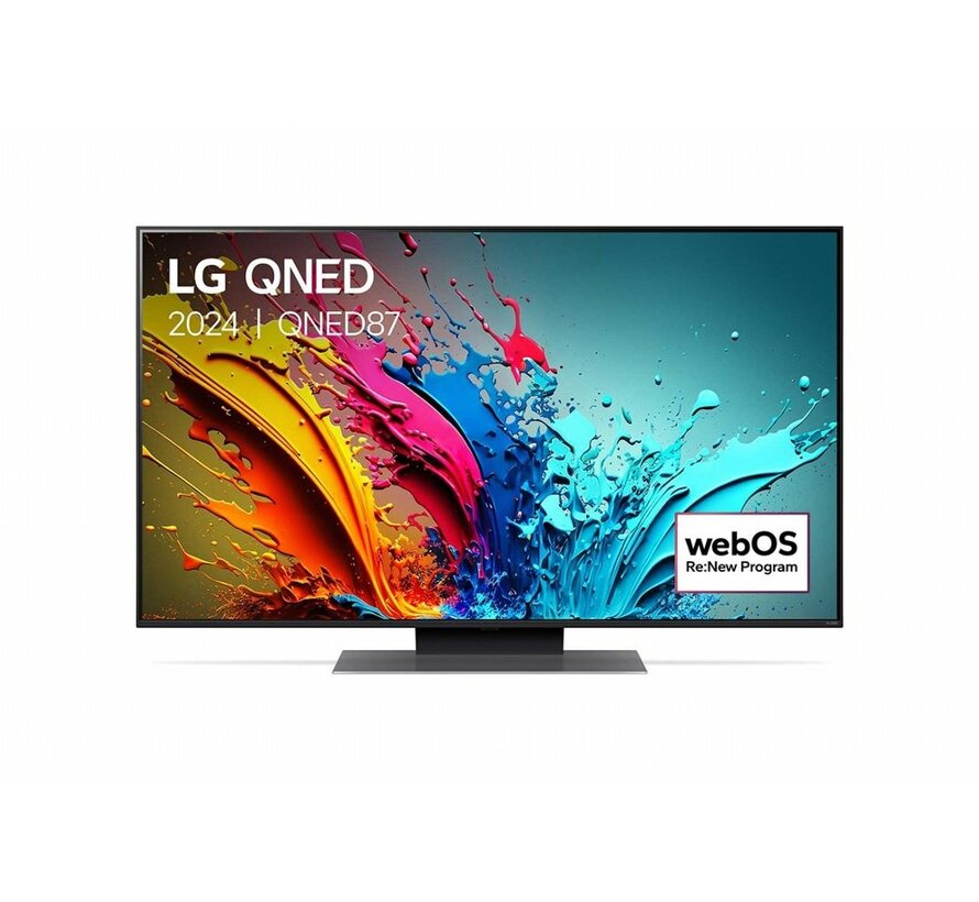 65QNED87T6B 65" | Ultra HD 4K QNED Smart TV | WebOS + Wifi | Local Dimming voor Diepe Zwarttinten | 100Hz