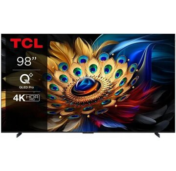TCL 98C655 98" | Ultra HD 4K QLED Smart TV | Google TV | Dolby Vision & HDR10+ | 60Hz | AI Picture & Sound | Wifi & Bluetooth