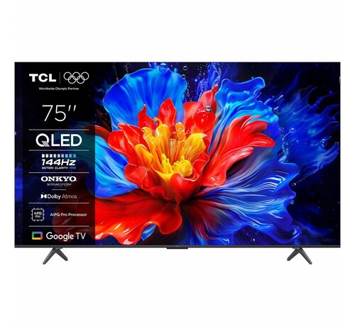 TCL 75P8K 75" | Ultra HD 4K QLED Smart TV (2025) | Google TV + Wifi | Dolby Vision | Quantum Dot | 120Hz