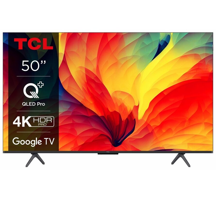 50QLED780 50'' | Ultra HD 4K | QLED Smart TV | Wifi & Google TV | Quantum Dot Kleursaturatie | HDR10 | 60Hz