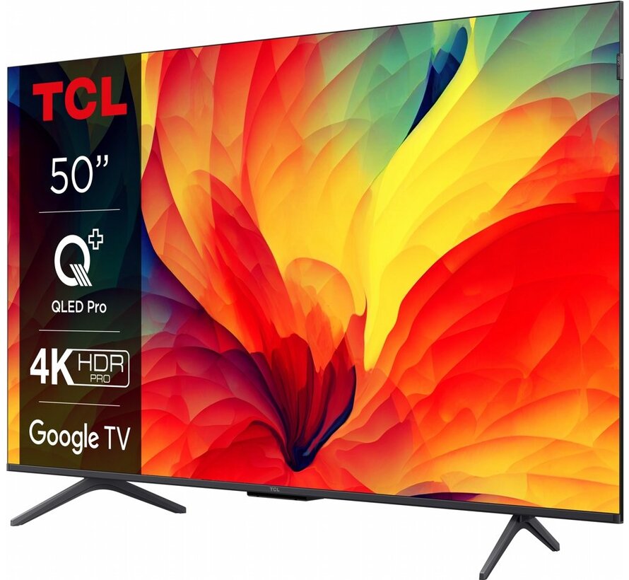 50QLED780 50'' | Ultra HD 4K | QLED Smart TV | Wifi & Google TV | Quantum Dot Kleursaturatie | HDR10 | 60Hz