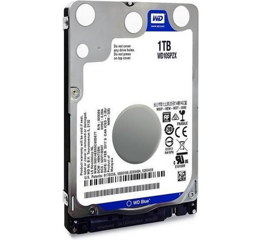 Blue | 1TB | 2.5" | SATA III | PULLED (refurbished)