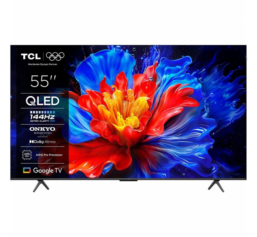 55P8K 55" | Ultra HD 4K QLED Smart TV (2025) | Google TV + Wifi | Dolby Vision | Quantum Dot | 120Hz