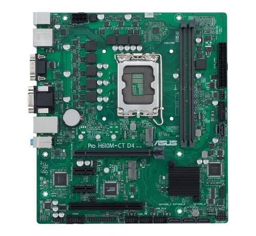 Asus ASUS PRO H610M-C D4-CSM | Socket LGA 1700 | Intel H610 | 2xDDR4 | Micro-ATX | Moederbord