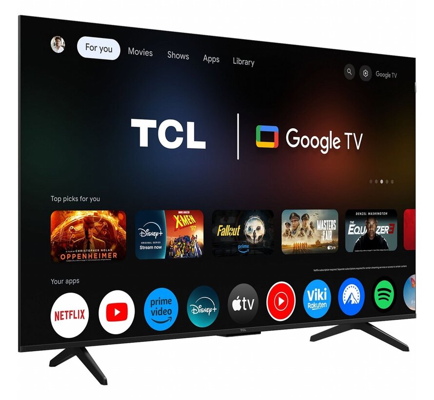 55P7K 55" | Ultra HD 4K QLED Smart TV (2025) | Google TV + Wifi | Dolby Vision & HDR10 | 60Hz