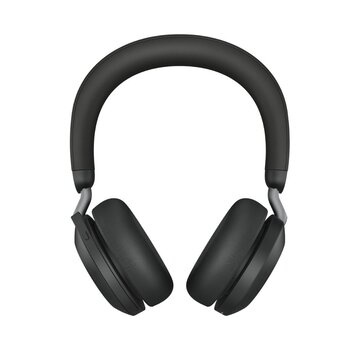 Jabra Evolve2 75 | Draadloze On-Ear Headset | ANC | RF | USB-A | Zwart | 2e Kans (refurbished)