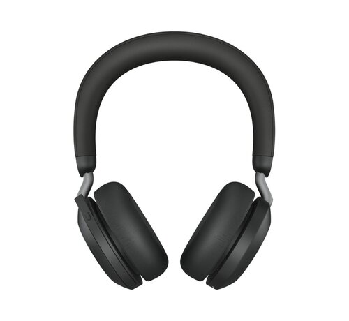 Jabra Evolve2 75 | Draadloze On-Ear Headset | ANC | RF | USB-A | Zwart | 2e Kans (refurbished)