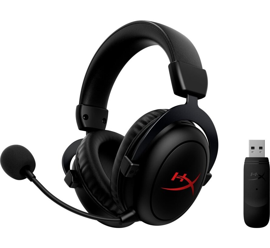 Cloud Core Wireless | Over-ear Gaming Headset | USB-A Receiver | Zwart