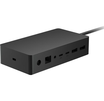 Microsoft Surface Dock 2 1GK-00002 | Dockingstation voor Surface | 4x USB-C | 2x USB-A | Dual 4K @60Hz | 199W voeding | Gigabit Ethernet | Zwart