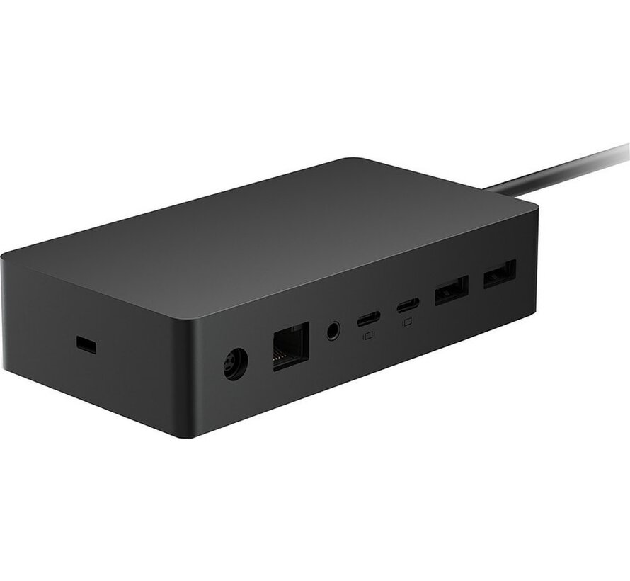Surface Dock 2 1GK-00002 | Dockingstation voor Surface | 4x USB-C | 2x USB-A | Dual 4K @60Hz | 199W voeding | Gigabit Ethernet | Zwart