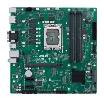 Asus ASUS PRO B660M-C D4-CSM | Socket LGA 1700 | Intel B660 | 4xDDR4 | Micro-ATX | Moederbord