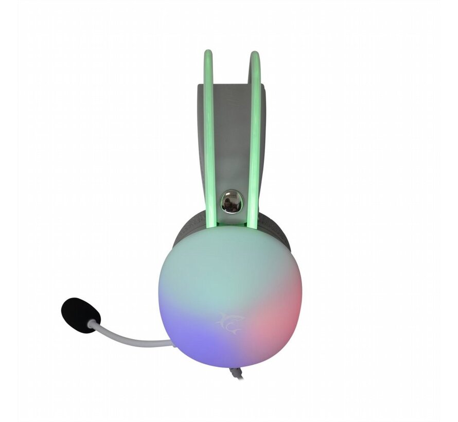 Firefly RGB | On-Ear Gaming Headset | 3,5mm Connector & USB-A | Wit