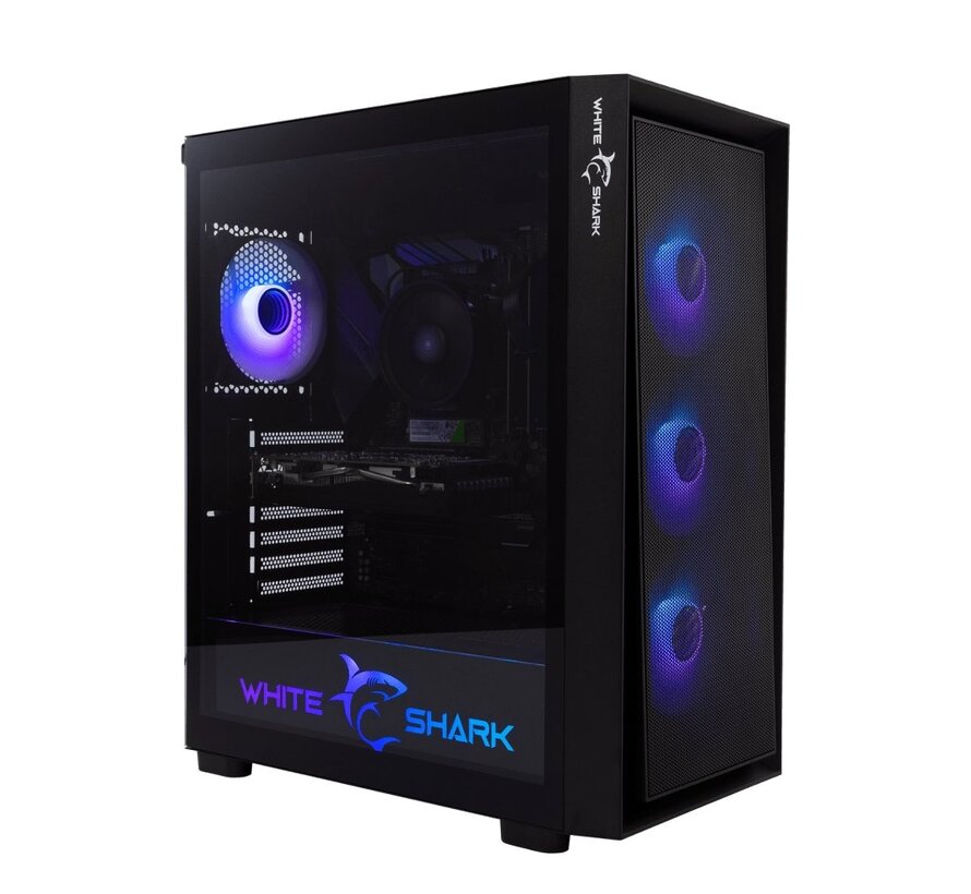 WARHEAD | Midi Tower Case | Inclusief 4 RGB Fans | Zwart