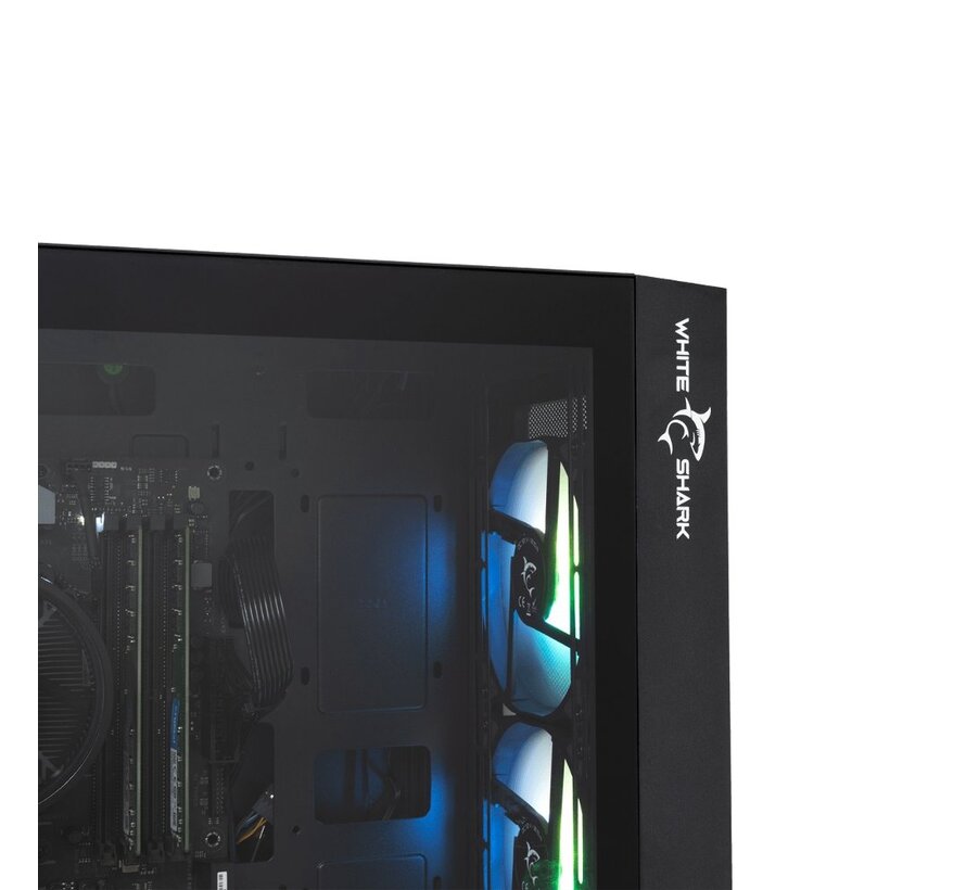 WARHEAD | Midi Tower Case | Inclusief 4 RGB Fans | Zwart