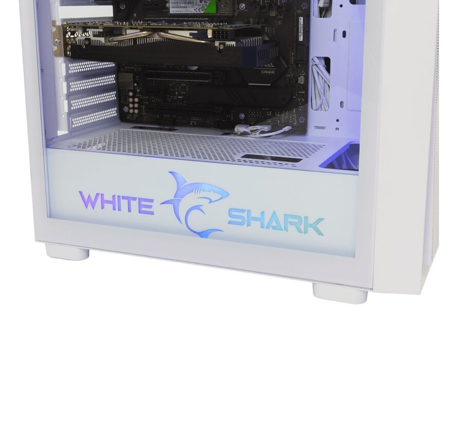 WARHEAD | Midi Tower Case | Inclusief 4 RGB Fans | Wit