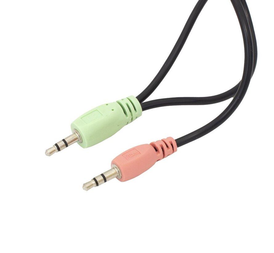 HS-302 | On-Ear Gaming Headset 3,5mm Connector | Zwart/Grijs