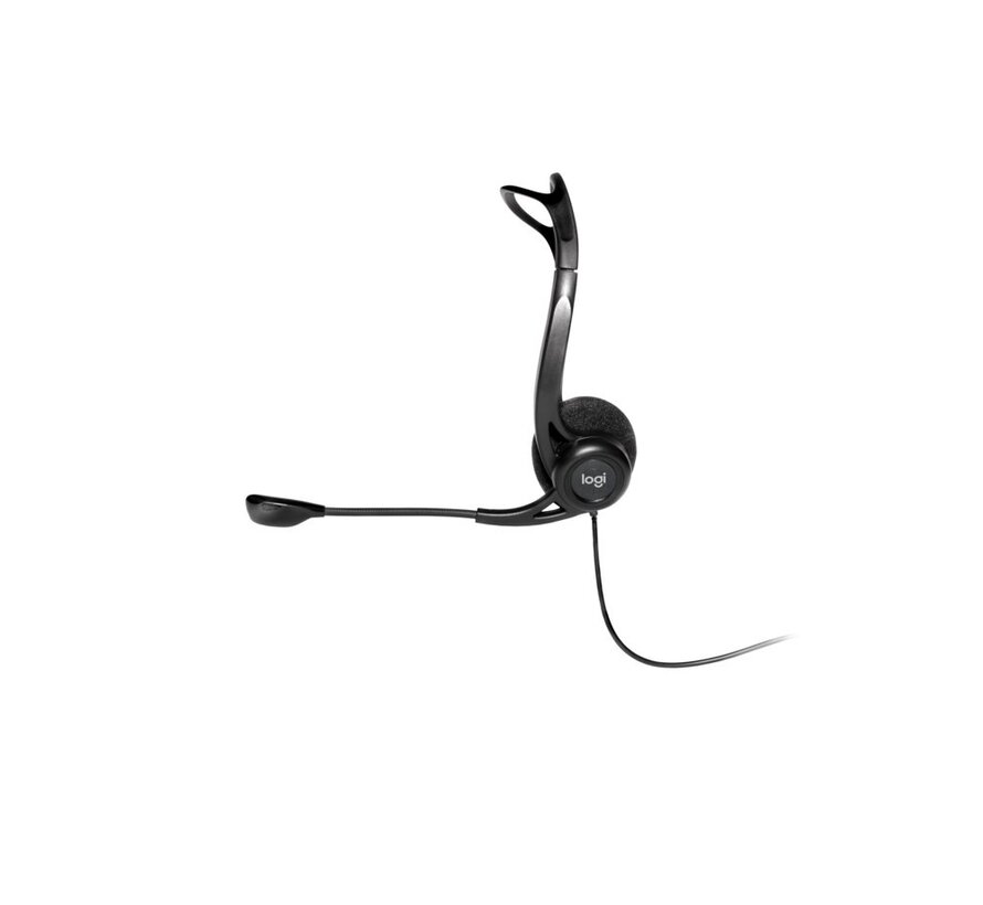 H960 | Bedrade On-ear Headset USB-A | Zwart