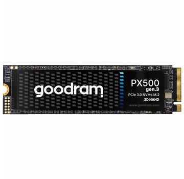 Goodram PX500 | 256GB NVMe SSD | M.2 Gen3 | 3.200MB/s Lezen | 1.300MB/s Schrijven