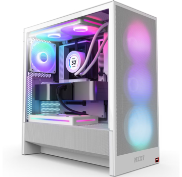 Pcman Game PC H5 Flow RGB Wit - i5-12400F - Nvidia RTX 5060 - 16 GB geheugen - 480 GB SSD - Windows 11 Pro