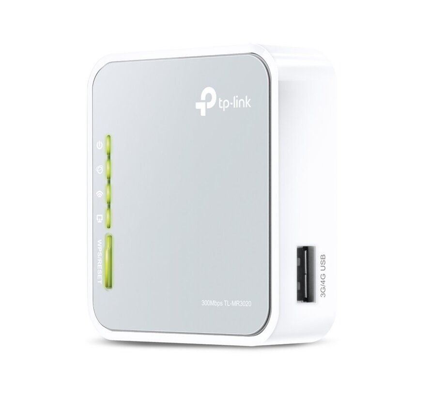 TL-MR3020 3G/4GB LTE | Portable Wifi 4 Router | Single-band (2.4 GHz) | 150Mbit/s